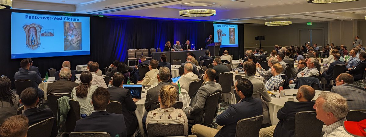 A full house at #2024AAHKSSpring 'Symposium 2: Tips and Tricks to Save You During Revision TKA' today. Thanks to Matthew P. Abdel, MD for moderating and to faculty members @M_BolognesiMD @ACR_MD @DrMeneghiniMD for sharing their expertise.