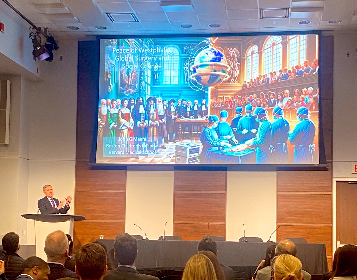 “Serendipity isn’t a strategy and charity isn’t a solution” — Phenomenal keynote talk on health systems & social justice from @JohnMeara at @UofTSurgery’s 50th Annual Gallie Day.