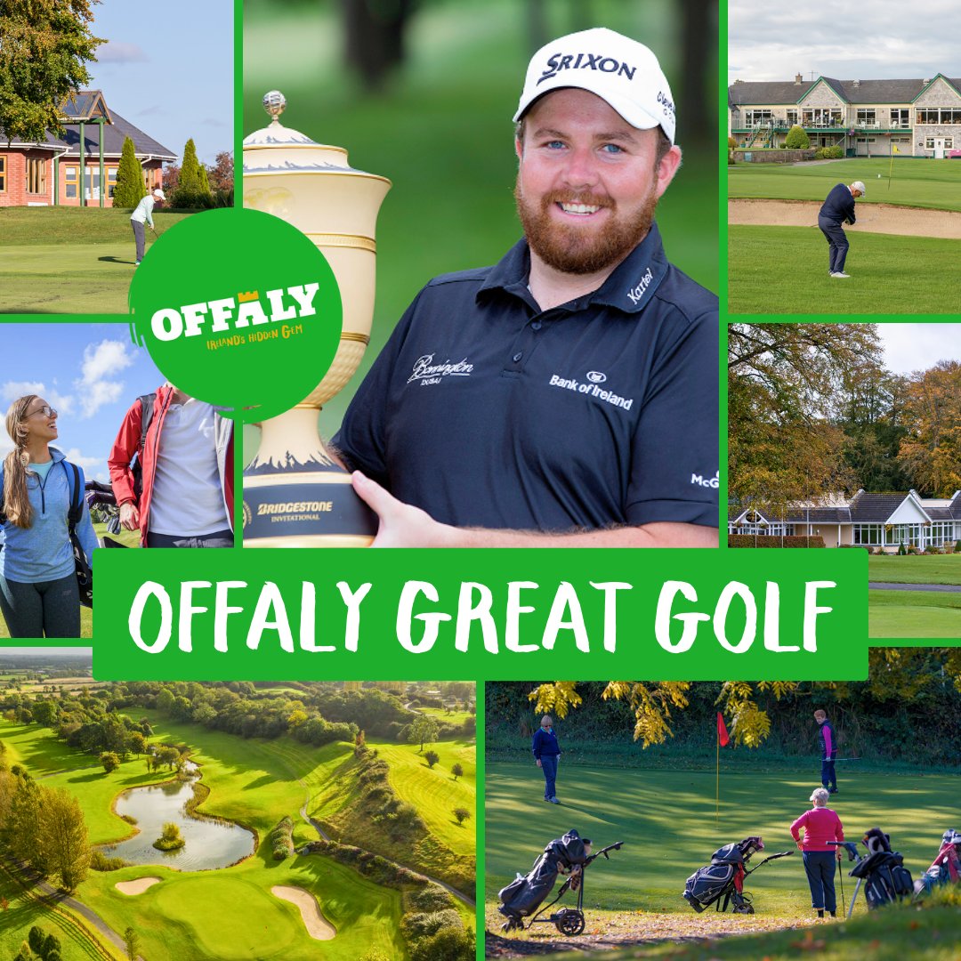 When anyone hears the words ‘golf’ and ‘Offaly’ together, the famous @ShaneLowryGolf will likely spring to mind and his golfing career began right here in #Offaly!
Take a look at a profile of our offaly 🤩 fantastic golf courses ⛳️🏌️ at visitoffaly.ie/offaly-great-g… 
#VisitOffaly