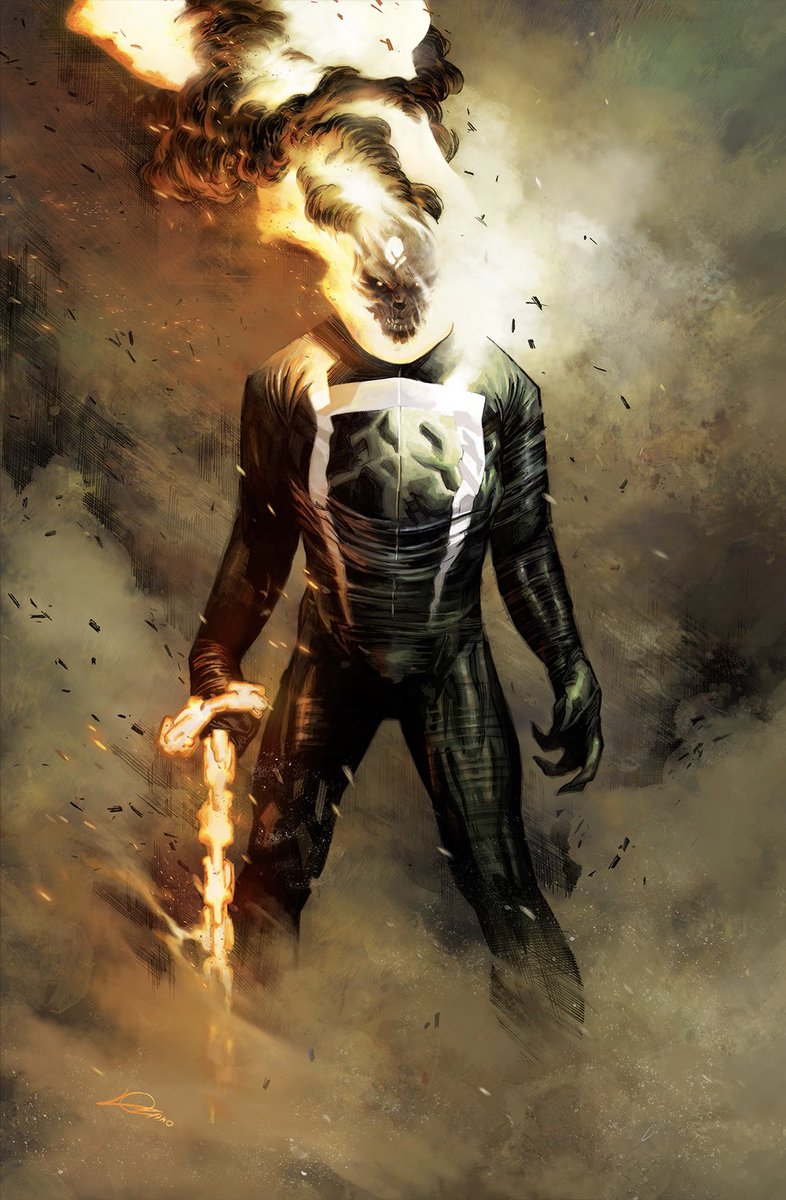 Lozifer's tweet image. GHOST RIDER: Final Vengeance #4!
...unbelievable but true: After many years, one of my personal favourites is now being ennobled with a cover - awesome!
#GhostRider #FinalVengeance #Marvel #Comics #Cover #AlexanderLozano