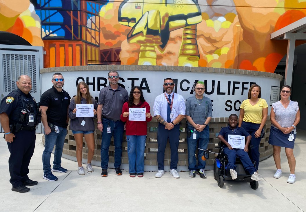 Congratulations to our <a href="/CMMSPrincipal/">Christa McAuliffe MS</a>  Challengers of the Week for demonstrating SOARing behaviors!!!!

6th Grade: Jimmy Delorme nominated by Ms. Oringderff

7th Grade: Natalie Feliciano nominated by Ms. Gibson

8th Grade: Emerson Colt nominated by Mr. Magee