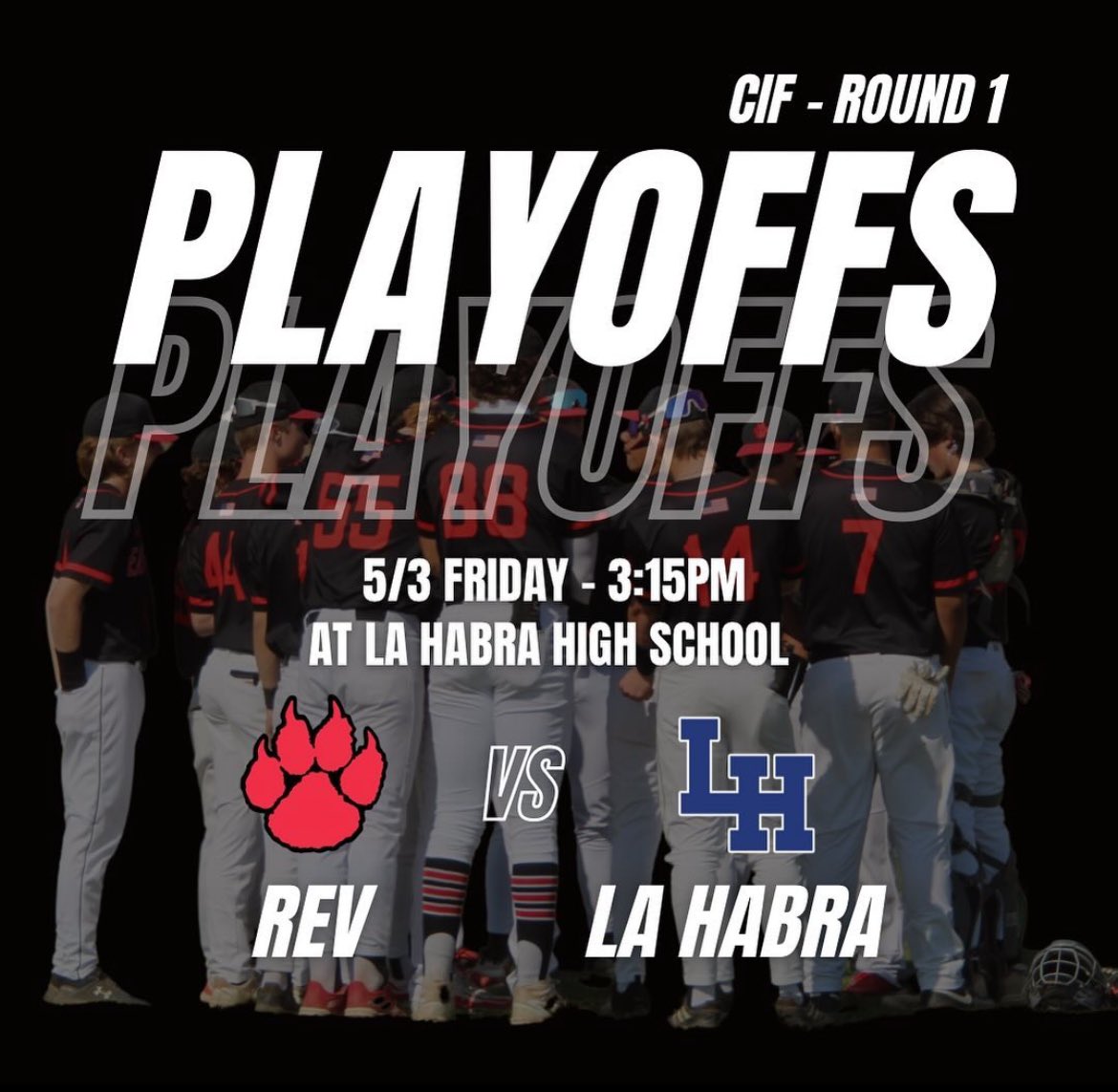 🚨Game Day CIF Div 3️⃣ Round 1️⃣ playoff game at La Habra. Let's Gooooooo ⚾️ #wildcatpride #eastsidepride #cats #thegoodkids #reppintheie #CBL