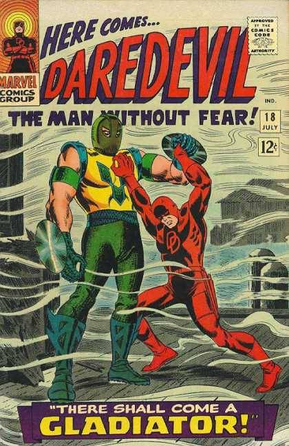 On #ThisDayInSupervillainHistory 58 years ago, Costume Designer Melvin Potter put his talents to good use, fashioning a fabulous armored outfit complete with spinning wrist blades and assuming the persona of Gladiator in Daredevil #18. Why Gladiator? Maybe he was a big fan of…