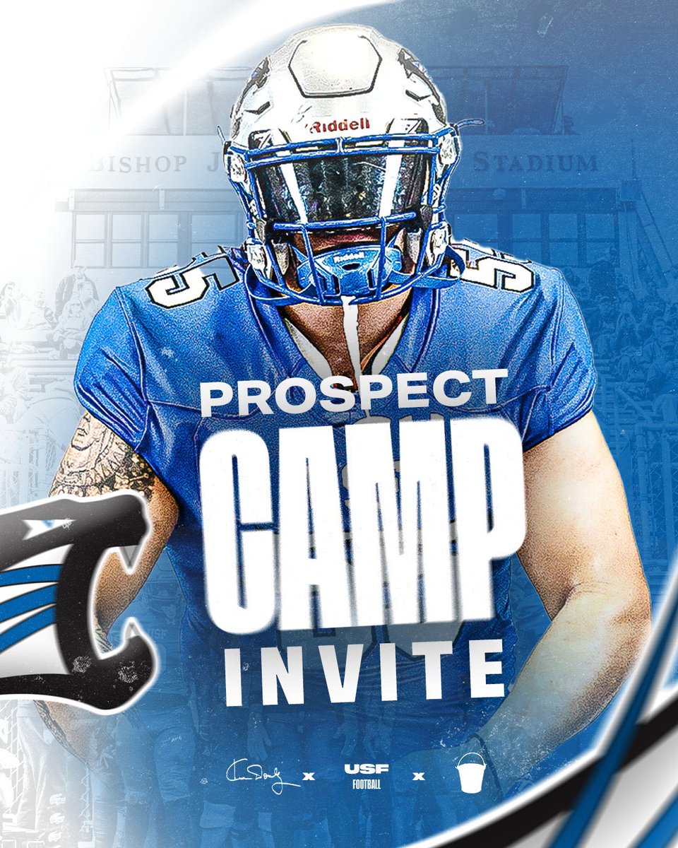 I would like to thank @usfCoachCam for the prospect camp invite cant wait💪🏾😘