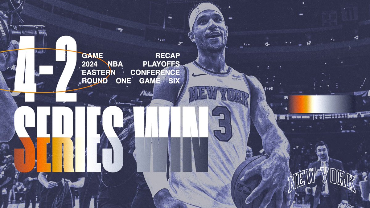 'Sometimes it’s best to appreciate the concrete simplicity of the joy right in front of you. Especially when that joy is a game-winning, series-winning, season-affirming Josh Hart three.' @MatthewEMiranda relives the wild series-clincher and looks forward to Indi. Link below👇
