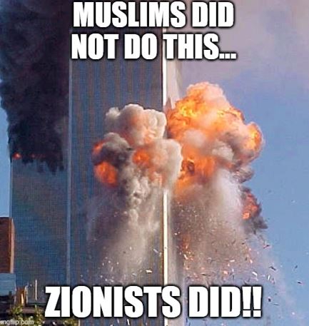 9/11 was planned and executed by Zionist members of the governments of Israel, the United States and others through collusion between Mossad, the CIA and others. Don't believe me? Research it yourself. Please repost...thank you!