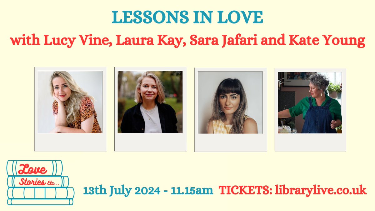 I was luck enough to read @kateyoungwrites #Experienced in August 2022. The writing is SO smart, and Mei & Bette's first date is as perfect as I've ever read! 

Catch Kate on the #LessonsInLove panel at @MancLibraries #LoveStoriesEtc festival in July!  

librarylive.co.uk/event/love-sto…