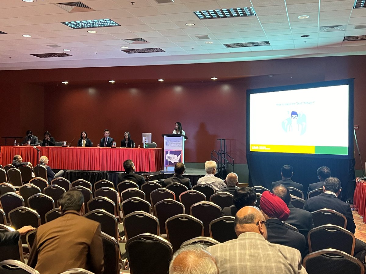 Panel Discussion on Management of Refractory OAB, happening right now! With Moderator Raveen Syan, MD and Panelists Nitya Abraham, MD, Priya Padmanbhan, MD, and Jason Kim, MD. #IAUA2024 #IAUA #AUA24