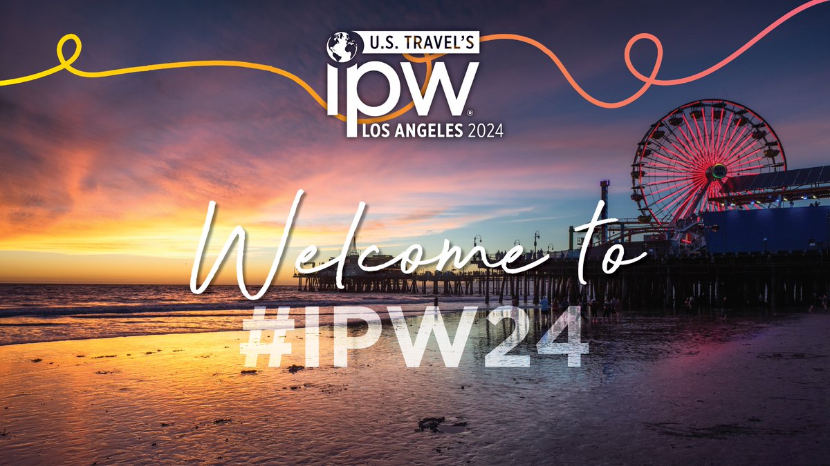 ⏰ The wait is OVER for @USTravel's #IPW24!

Today we welcome 5,700 travel professionals from nearly 70 countries to the vibrant city of Los Angeles, California, alongside @VisitCA and @discoverLA. See you on the show floor!