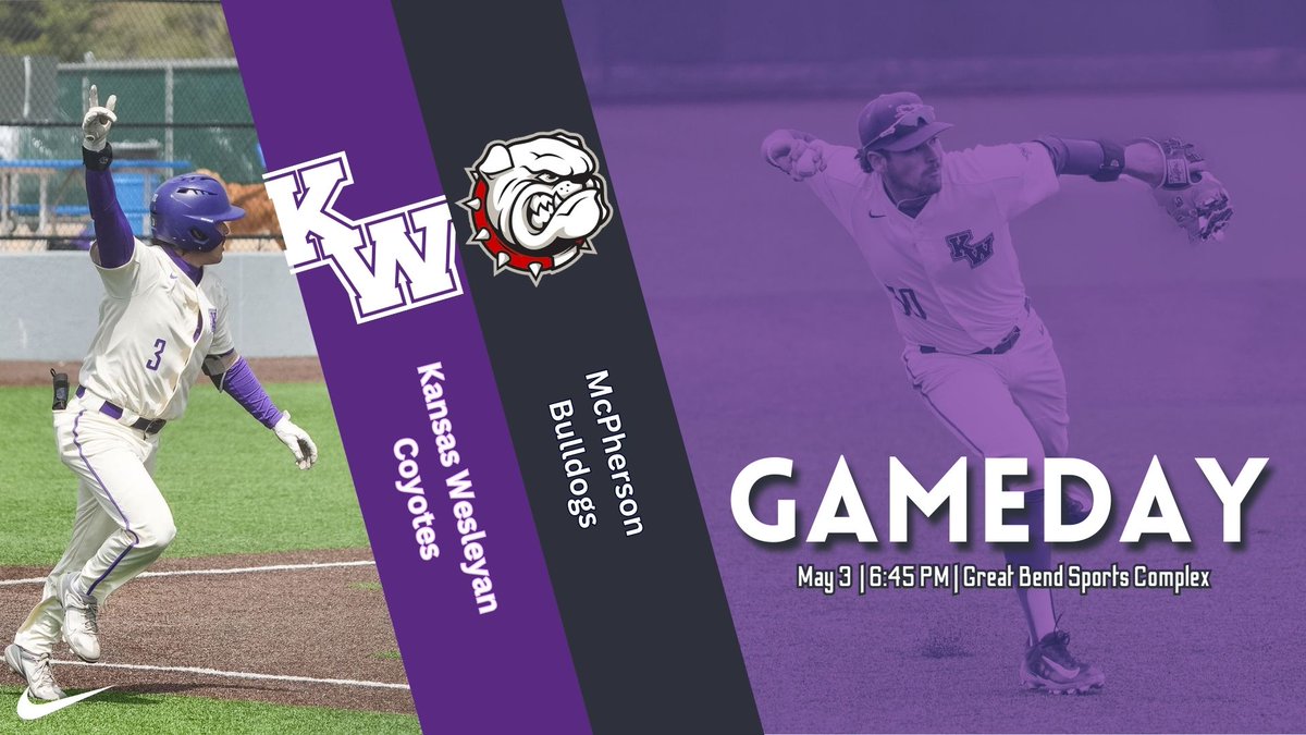 Day ✌️ Game ✌️ Great Bend Sports Complex for day 2 of the KCAC Conference Tournament. Live stream is available through the KCAC Network! Take the short drive over or tune in to watch the guys take on McPherson College tonight at 6:45!