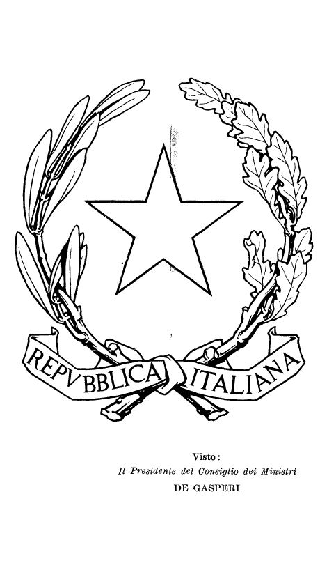 Il decreto legislativo #5maggio 1948 n. 535 stabilisce la foggia e l'uso dell'emblema dello Stato gazzettaufficiale.it/eli/gu/1948/05… Approvato dall'Assemblea Costituente con deliberazione del 31 gennaio 1948 📸 Gazzetta Ufficiale n. 122 del 28 maggio 1948, Supplemento Ordinario