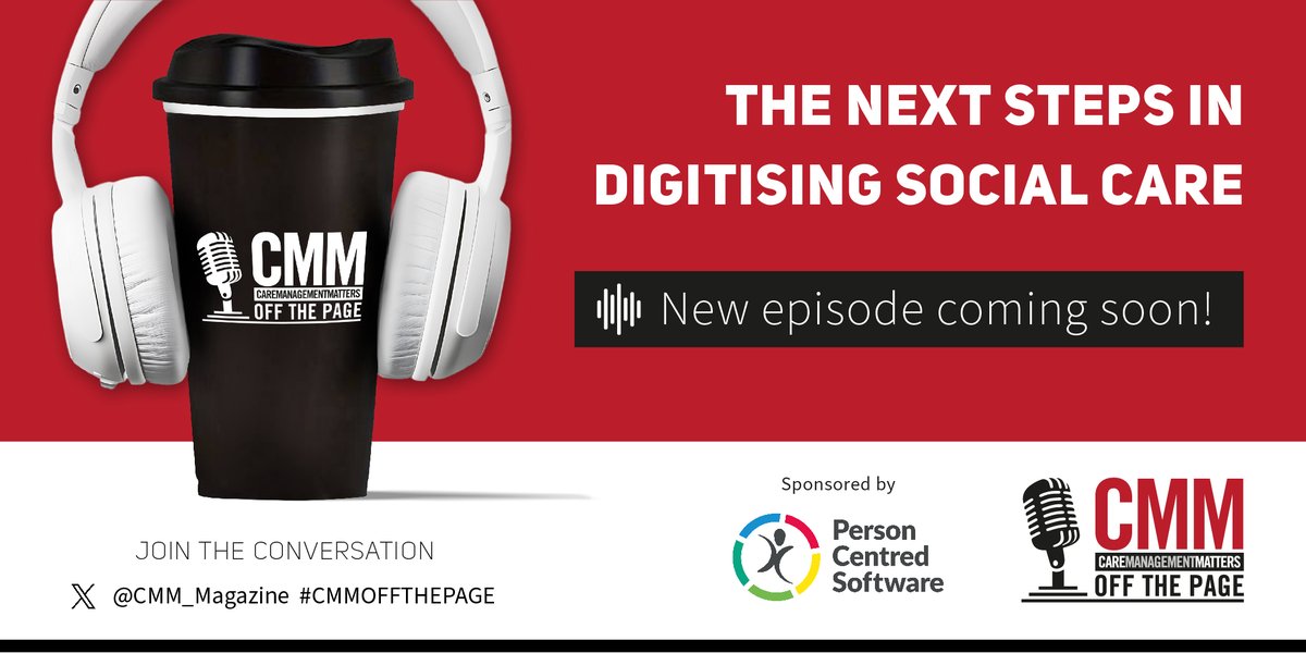 📢New #CMMOffThePage #podcast is: The next steps in digitising social care. And it's coming soon! Subscribe today and be first to listen: apple.co/3WjuKQr bit.ly/spotifyOTP