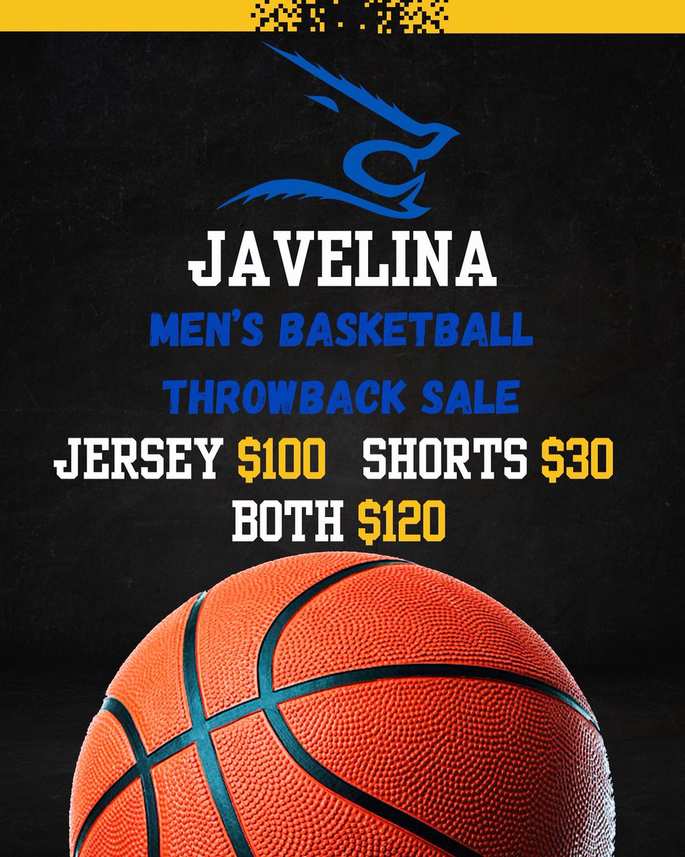 Javelina Nation! We are still selling our throwback jerseys and shorts! We are down to our last couple jerseys so make sure you get them before we’re officially sold out! #NextLvl🐗🏀