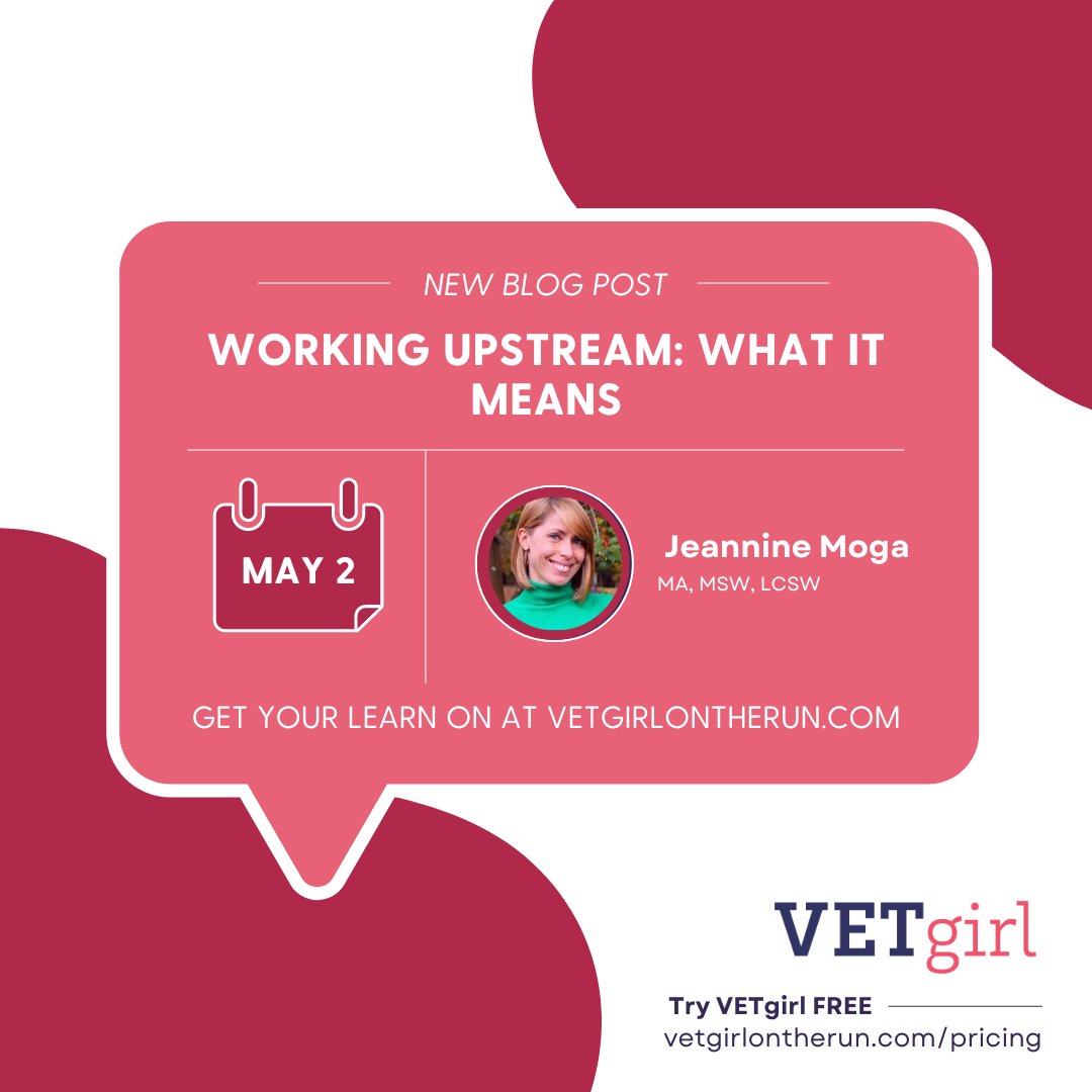 IT’S BLOG DAY 🗒️ ✍️ Catch the latest with Jeannine Moga at vetgirlontherun.com/working-upstre… #vettech #veterinary #vetgirl #vetmed #veterinarian #vetstudent #veterinarymedicine