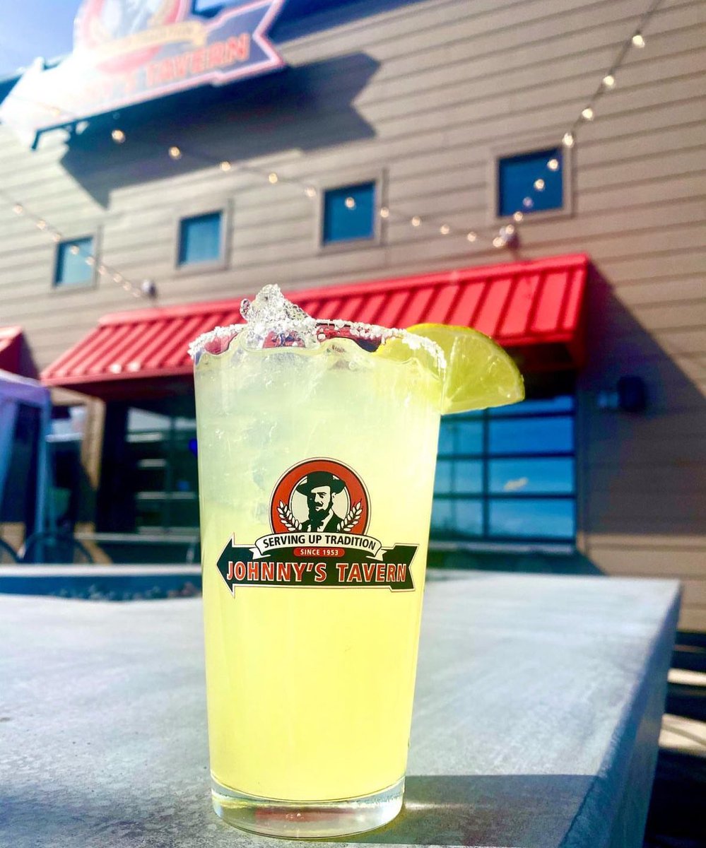 Friday ✔️ 75° & Sunny ✔️ You on a Johnny’s Patio ✔️