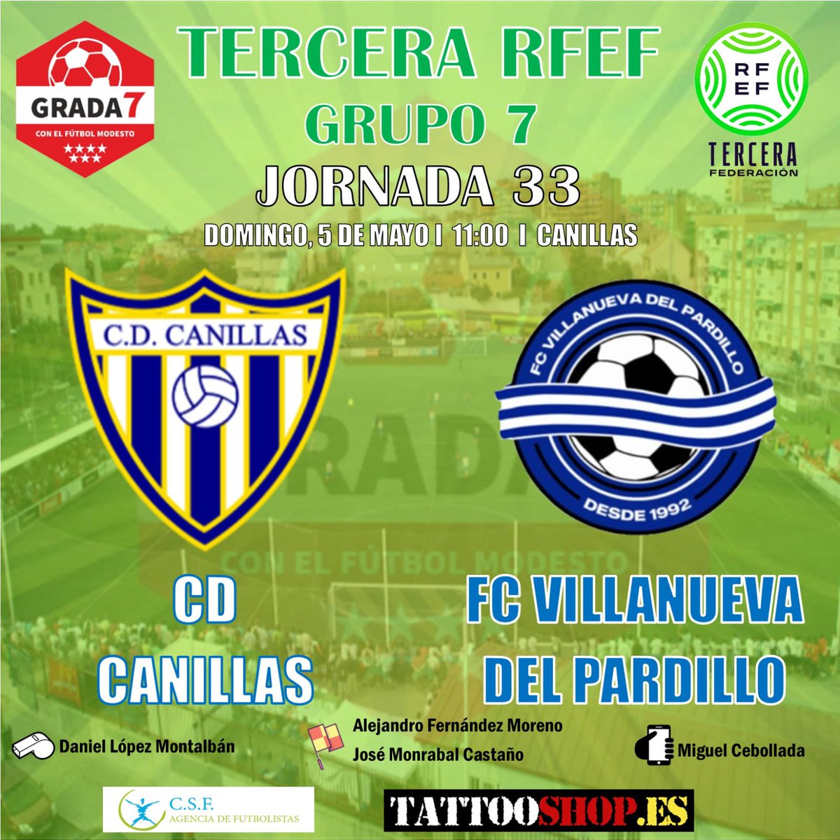 <a href="/UnionAdarve/">AD Unión Adarve</a> <a href="/UDSanse/">U.D. Sanse</a> <a href="/olmocerdeira/">Olmo</a> <a href="/ivan_bdp/">Ivan Menendez 🐺</a> <a href="/Gabri_MG1/">𝐆𝐚𝐛𝐫𝐢</a> <a href="/ivann1301_/">Iván Escobar</a> <a href="/CDURSARIA/">C.D. Ursaria</a> <a href="/cfvillanovense/">C.F. Villanovense</a> <a href="/pacoomad/">paco</a> <a href="/CFTalavera/">CF Talavera de la Reina 💙🏺</a> <a href="/CDANavalcarnero/">CDA Navalcarnero</a> @Emociones_DB <a href="/RMajadahonda/">CF Rayo Majadahonda 🤍⚡️💙</a> <a href="/Osasuna/">C. A. OSASUNA</a> <a href="/realmurciacfsad/">Real Murcia CF</a> @cdcastellon <a href="/rsda_oficial/">RSD ALCALA SAD</a> <a href="/RayoVallecano/">Rayo Vallecano</a> <a href="/ManaseAndrei/">Andrei Manase</a> <a href="/rubencortess19/">Rubén Cortés</a> <a href="/Ruben_gomez_07/">Ruben_gomez_07</a> <a href="/javiiiiiiiilla/">Javi ⚽️🎙</a> <a href="/AdTorrejoncf/">A.D. TORREJON C.F.</a> <a href="/adparla/">Agrupación Deportiva Parla</a> <a href="/AD_Alcorcon/">A.D. Alcorcón</a> <a href="/CanteraPepinera/">Cantera C.D. Leganés</a> <a href="/VJAvilaA/">Victor Jose Avila</a> <a href="/albertodiazb_/">Alberto Diaz</a> <a href="/Marcoss_L3/">Marcos Lázaro</a> <a href="/realmadrid/">Real Madrid C.F.</a> <a href="/CDGalapagar/">C.D. Galapagar</a> <a href="/CDMostoles/">CD Móstoles URJC</a> <a href="/cucvillalba/">CUC Villalba</a> <a href="/joselopez2409/">José López</a> <a href="/cefe10es/">Cde</a> <a href="/Cfpozuelo/">CF Pozuelo</a> <a href="/LasRozas_CF/">Las Rozas CF</a> <a href="/davalcant/">David Alcántara</a> <a href="/CDParacuellos/">CD Paracuellos MX</a> <a href="/trivalvalderas/">C.F TrivalValderas Alcorcón</a> <a href="/lago_garcia13/">𝐋𝐀𝐆𝐎</a> <a href="/CDFTRESCANTOS/">Tres Cantos CDF ®</a> <a href="/CDCMOSCARDO_com/">CDC Moscardó</a> Y cerrando agenda, <a href="/MiguelCebollada/">Miguel</a> te cuenta el <a href="/CDCanillas/">CD Canillas</a> contra el <a href="/FCVPAR/">FCVPAR</a>