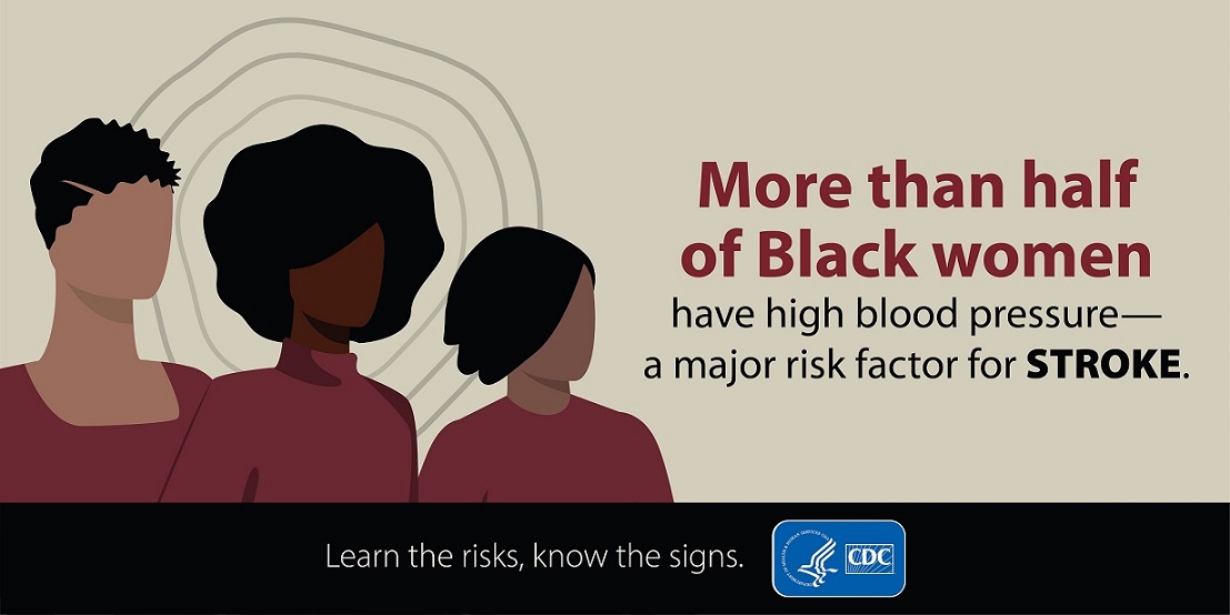 Not all women are equally affected by #stroke; @CDCgov highlights that Black women are more likely to die from a stroke than any other racial or ethnic group of women in the U.S. Try these lifestyle changes to lower your risk. cdc.gov/stroke/women.h… #StrokeMonth