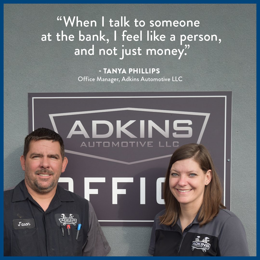 Did you know it’s National Small Business Week? At F&M Trust, we’re proud to serve our business partners with a wealth of dedicated commercial services and experience. But don’t just take our word on it. Hear it from the great folks at Adkins Automotive LLC.