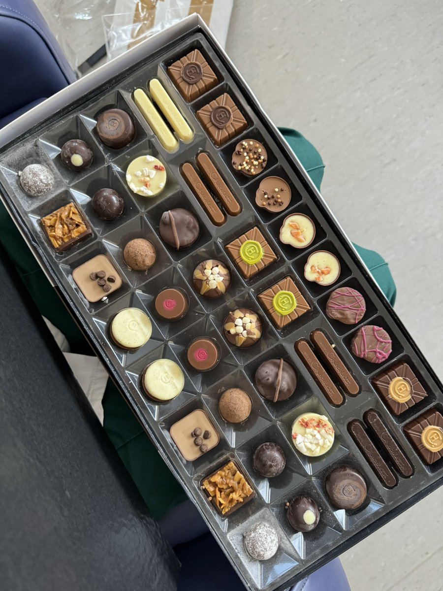 Melissa Taylor (@melissataylorot) on Twitter photo More <a href="/OPALTrial/">OPAL Trial</a> chocolate which we had to be photographed with as there were so many! 😂🐷
Super busy month, and another spent trying (and failing) to convince Kevin our brilliant research nurse to have some of these chocolates!! <a href="/JPUHResearch/">@JPUHResearch</a> <a href="/ACeS_SouthTees/">Academic Centre for Surgery (ACeS)</a> <a href="/JPUHTherapies/">Integrated Therapies at James Paget Hospital</a> More <a href="/OPALTrial/">OPAL Trial</a> chocolate which we had to be photographed with as there were so many! 😂🐷
Super busy month, and another spent trying (and failing) to convince Kevin our brilliant research nurse to have some of these chocolates!! <a href="/JPUHResearch/">@JPUHResearch</a> <a href="/ACeS_SouthTees/">Academic Centre for Surgery (ACeS)</a> <a href="/JPUHTherapies/">Integrated Therapies at James Paget Hospital</a>