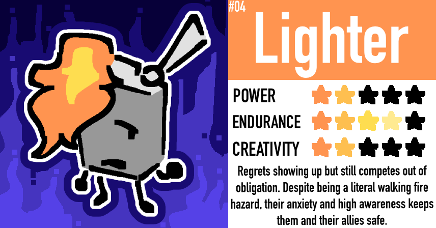 hohwebcomic's tweet photo. This competitor is ON FIRE! But they don't look so enthusiastic. Oh well. #osc #osctwt #hohwebcomic https://t.co/J1pjfXBTa2