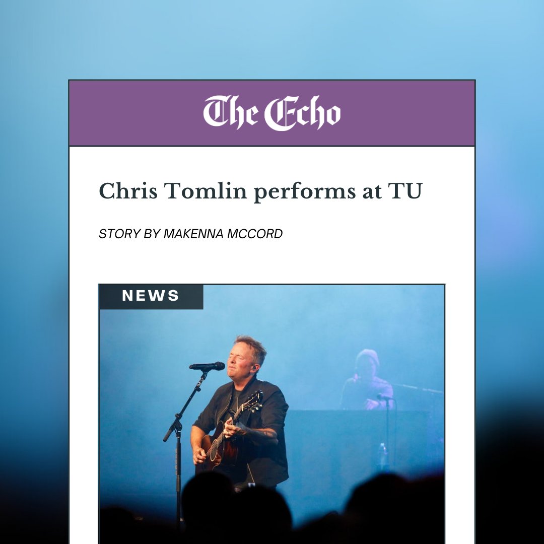 Chris Tomlin performed at Taylor University, inspiring community between generations on April 26. The performance was held in the Kesler Student Activities Center as part of the TUGather weekend and lasted two hours. Read more at theechonews.com #tayloru #tulifetothefull