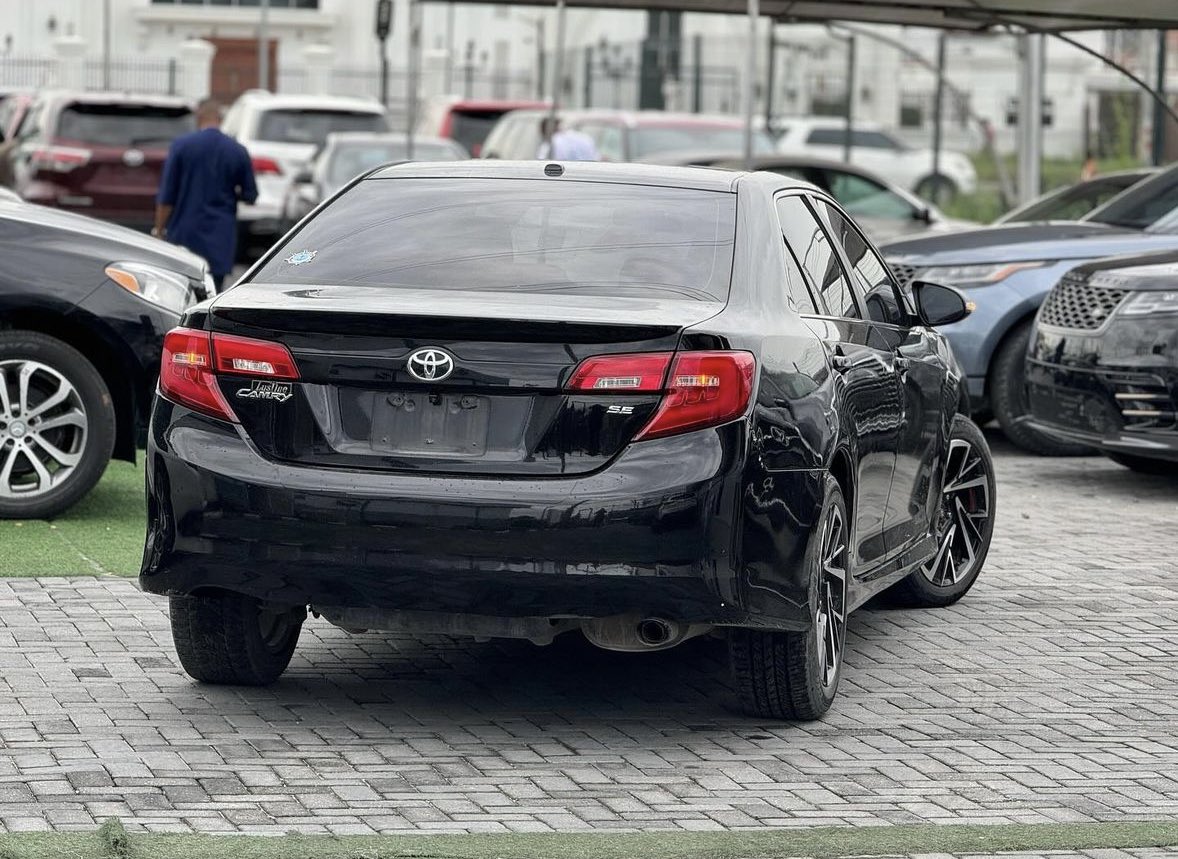 2013 Toyota camry SE now available 
Neatly used and well maintained 
🏷️: N8 million only ($6k)
Contact for details 📥