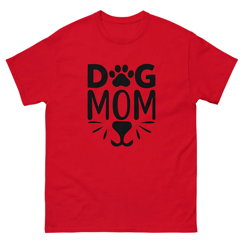 🐾 Each design features adorable dog-themed graphics that showcase your love for your furry friend. From cute paw prints to playful doggie doodles, there's something for every dog mom! simpleeapparelstore.com #dogmom