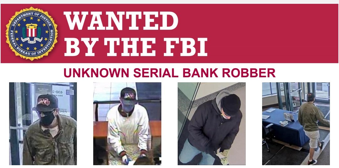 Shoutout to UNKNOWN SERIAL BANK ROBBER, gotta be one of my favorite genders of all time.
