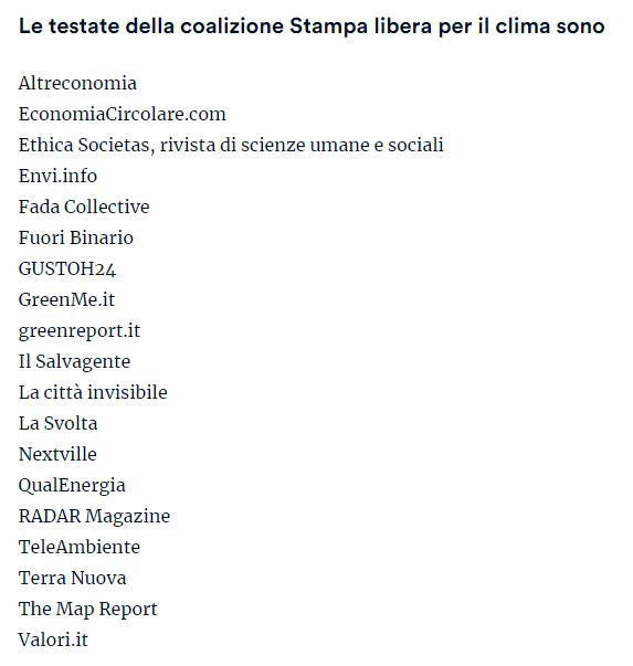 la #StampaLiberaperilClima in Italia 
valori.it/stampa-libera-… 
#BanFossilAds #ENDfossilfuels #CollassoClimatico