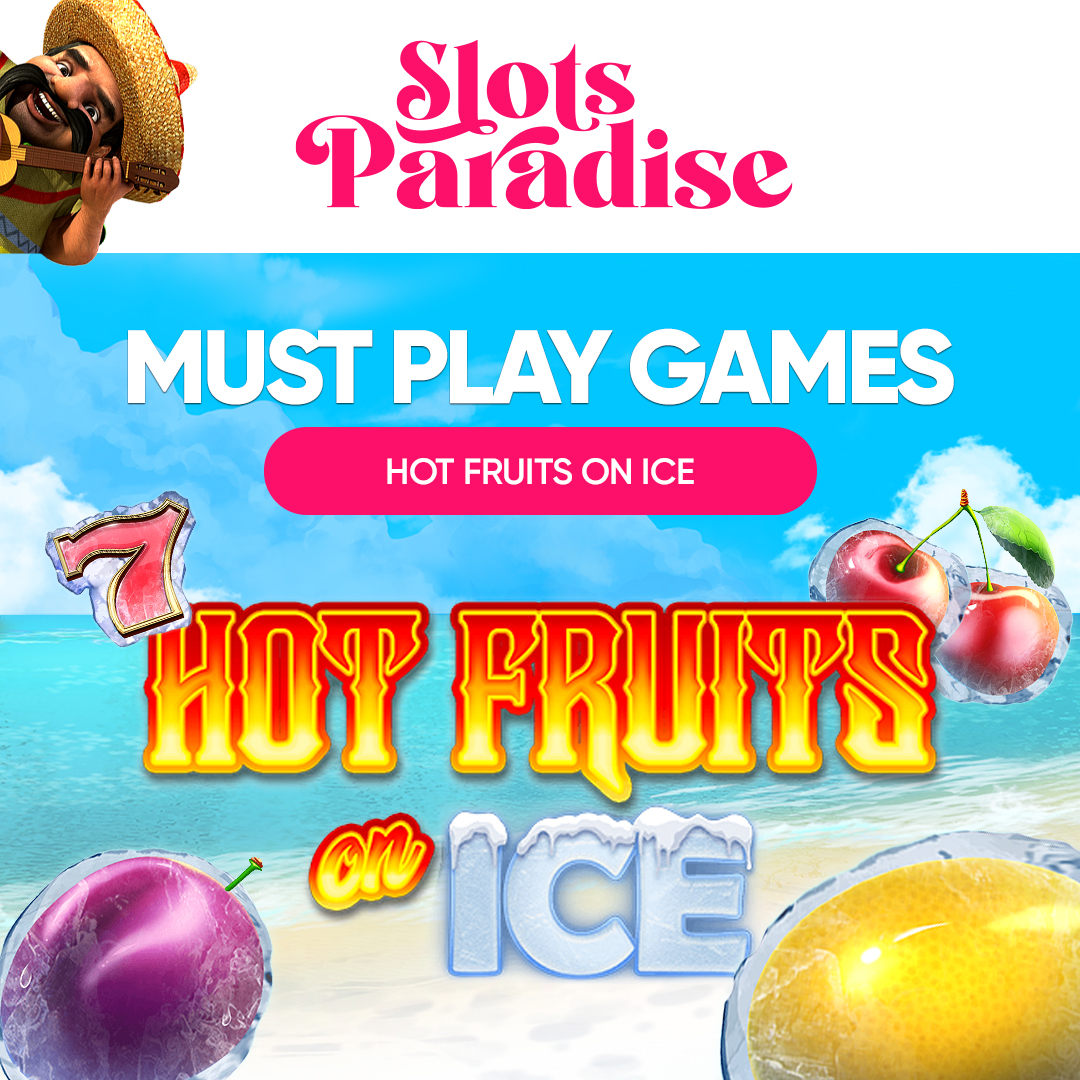 🎰🎲Hot Fruits on Ice is an innovative video slot that cleverly combines the unusual pairing of Hot Fruit and an icy sea at the bottom.🍋🍇🍎🍒🍑
Check the link
bit.ly/Slots_Paradise…

#fruits #fruityslots #slots #casino #musttry #slotsparadisecasino