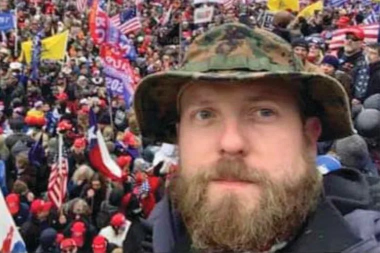 Ryan Nichols has FAFO. After posting that he “stands for violence” he was one of the most active terrorists on Jan 6th saying he’s willing to die for Trump while threatening to drag lawmakers through the streets. Infuriatingly 5 years is a drop in the bucket for this douchebag…