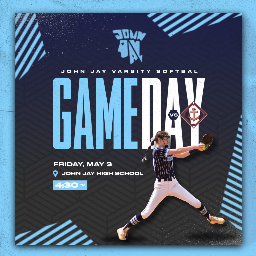 𝐆𝐚𝐦𝐞 𝐃𝐚𝐲 🥎💙 

🆚 Arlington 
⏰ 4:30 PM
📍 John Jay High School 
📺 events.locallive.tv/events/143293

#HoldTheRope