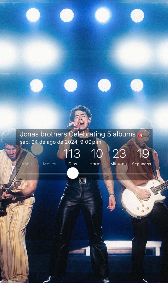 Conteos regresivos que envejecieron mal 😞 Ni modo, nos vemos en agosto Jonas Brothers 🫠