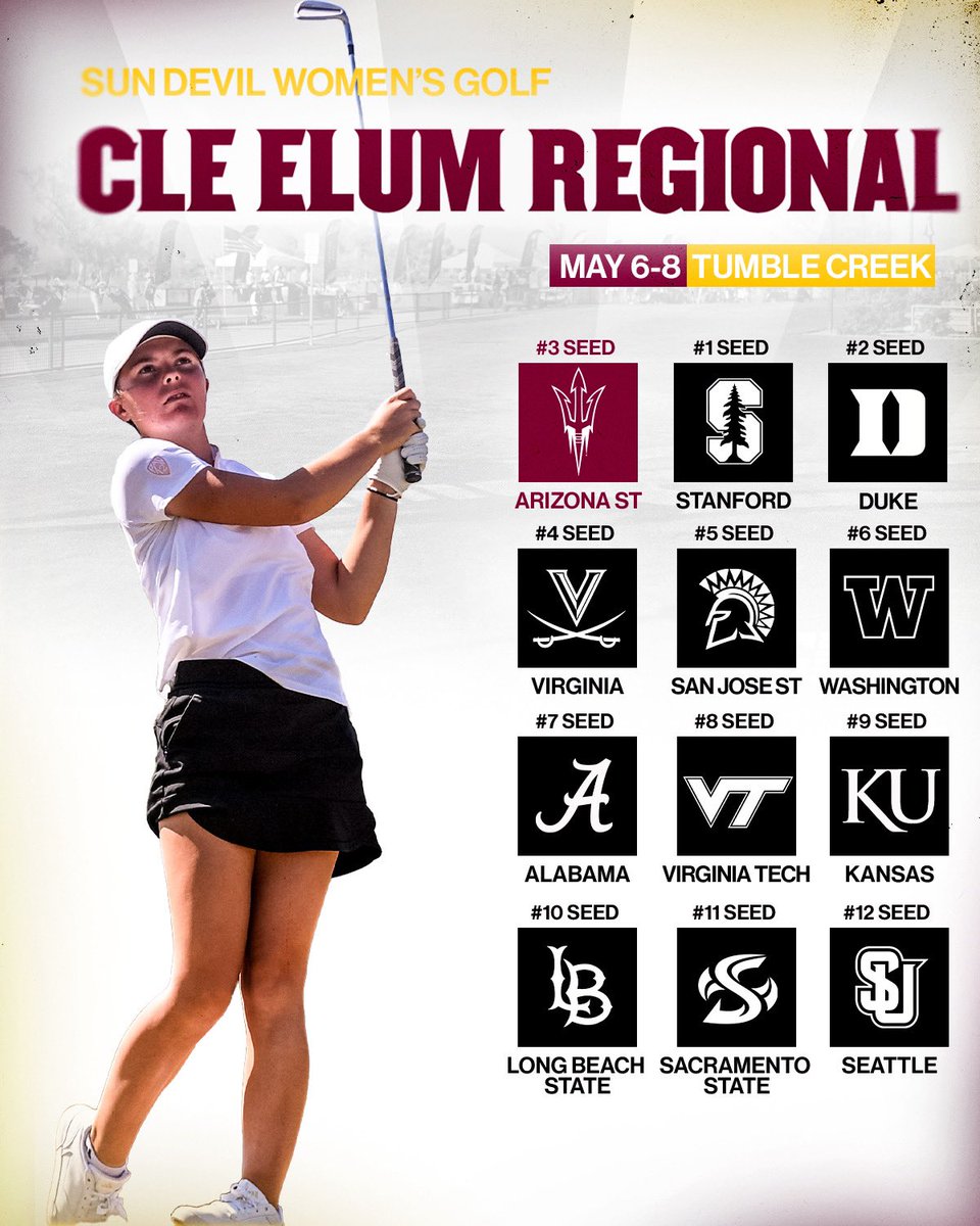 The Competition in Cle Elum ⚔️ @SunDevilWGolf prepares for their 4️⃣1️⃣st NCAA postseason appearance 😈