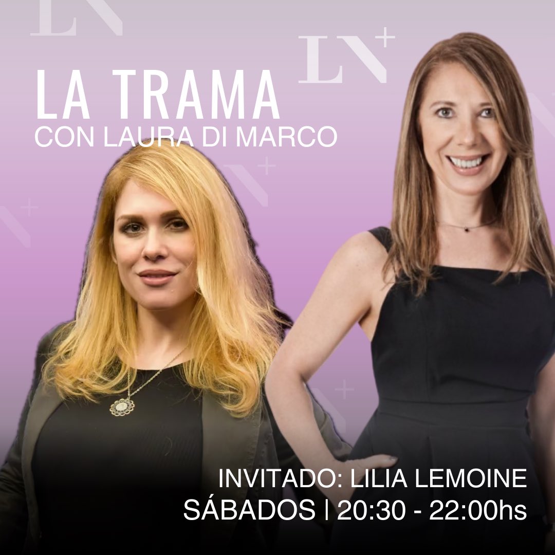 🚨ESTE SÁBADO EN #LaTrama 
📺 @lanacionmas 
🕣 20:30 a 22hs

Mano a mano con la diputada de LLA @lilialemoine. ¿Dejará su banca por su deseo de ser madre? ¿Cómo se vivió el debate de la Ley Bases dentro del Congreso?