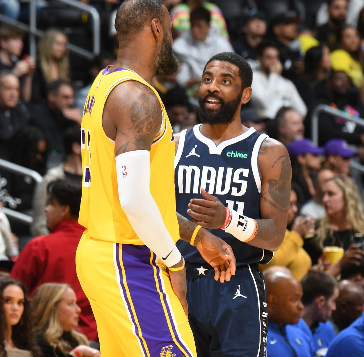 Kyrie Irving says he definitely considered reuniting with LeBron James last season, but he suggests asking the GMs why it didn’t work out

“Everything was considered. He's a great friend of mine, a great brother of mine. We obviously played together [in Cleveland]. Everybody…