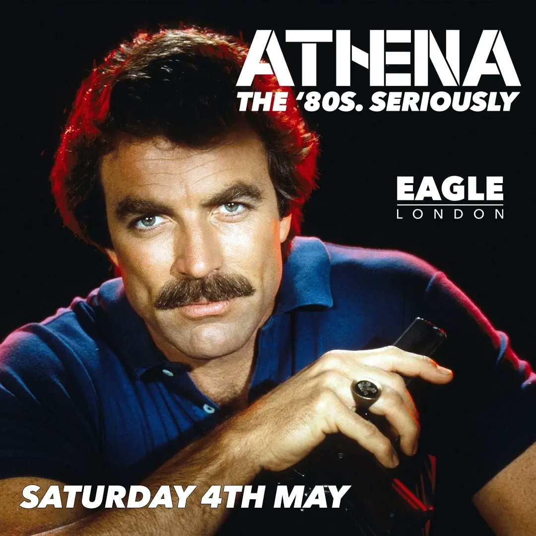 The ultimate ‘80s party on Saturday with @ATHENA80sLDN. Get started with Happy Hour drinks 9-10pm before hitting the dancefloor with mix-masters @paulbjoseph1 and Gareth Hackney. 🎟️ TICKETS eaglelondon.com/event-details/… - £7 in advance - £8 on the door.