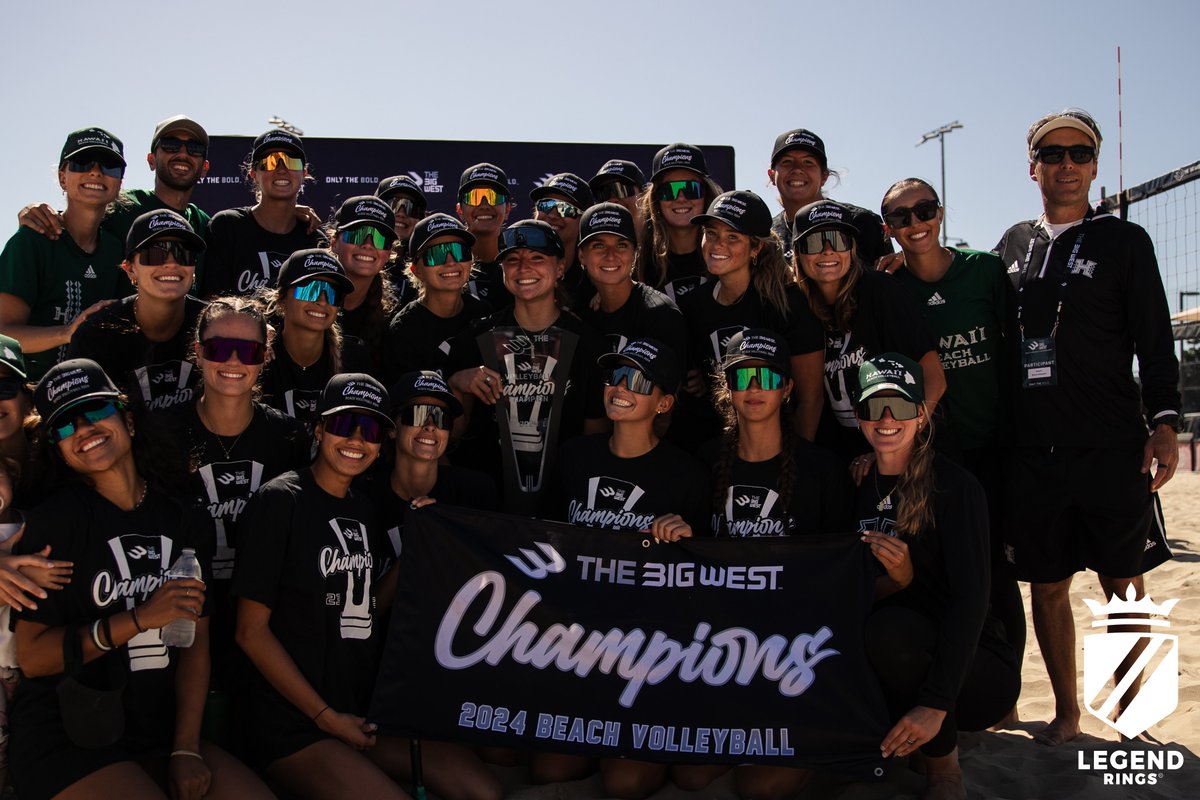 Our 2024 Beach Volleyball Champions take the courts in Gulf Shores to continue their season. 

Here is your championship snapshot presented by the official championship rings of The Big West - @LegendRings! 

#OnlyTheBold x #GoBows x #AreYouALegend