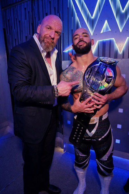 The belt looks so clean. #WWESpeed