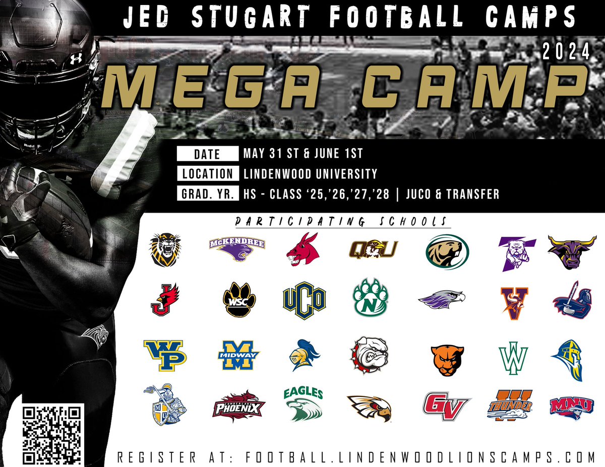 We are less than 1 month away from 1 of the Best Mega Camps across the Country! ✳️ Be Evaluated by Multiple College Coaches ✳️ Get Plenty of Reps ✳️ Compete and Testing Stations ✳️ Juco/ Transfer/ Unsigned Session Available Sign Up Now: tinyurl.com/JSFCMega