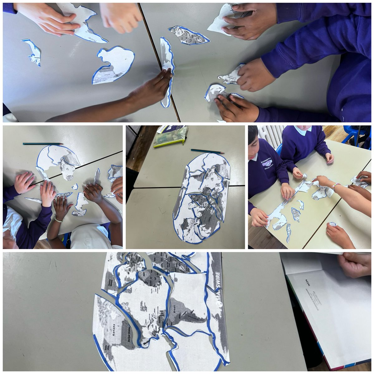 @BrunswickParkPS @@Year5BPPS Year 5 thoroughly enjoyed piecing together the map of the world.    #lovegeography