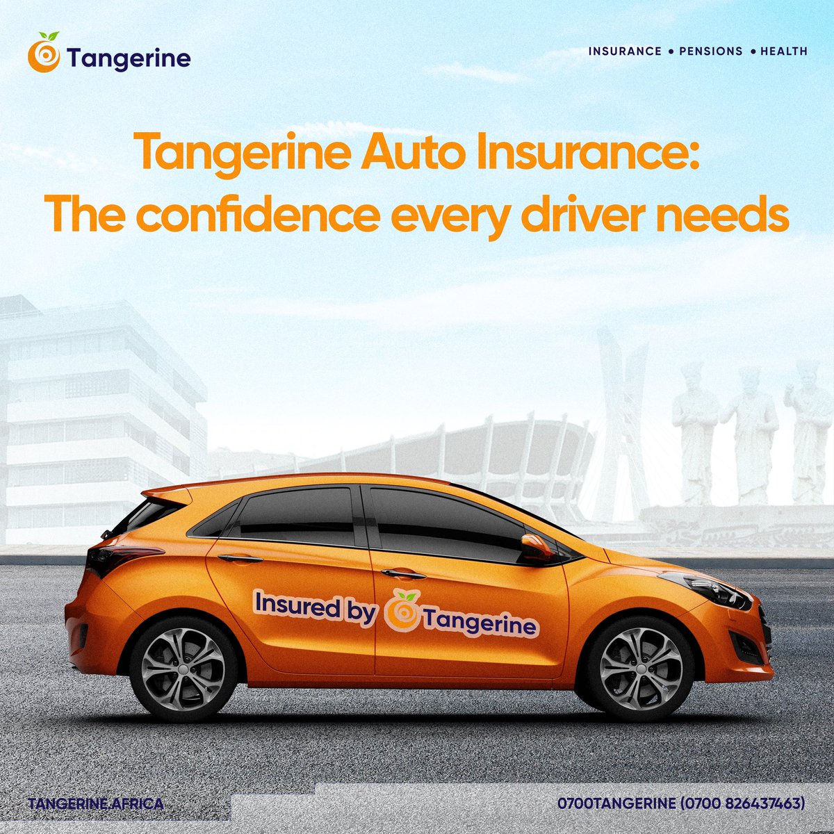 Go everywhere this weekend with the confidence only Tangerine can give you.

Click on the link in bio to get started.

#autoinsurance #tangerineafrica #coverforallthatmatters #tangerinefinancial