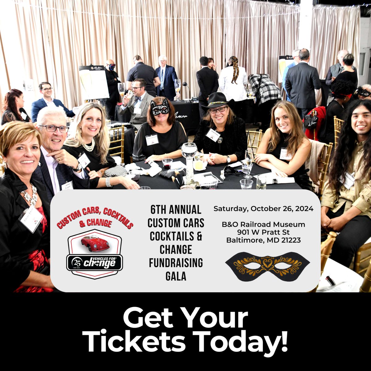 Buy your tickets now or become a sponsor to support our mission of transforming lives through access to transportation and job training. Your participation helps drive change and empowers our community. 

vehiclesforchange.salsalabs.org/c4vfc2024/inde…

#C4Gala #VehiclesForChange #DriveChange