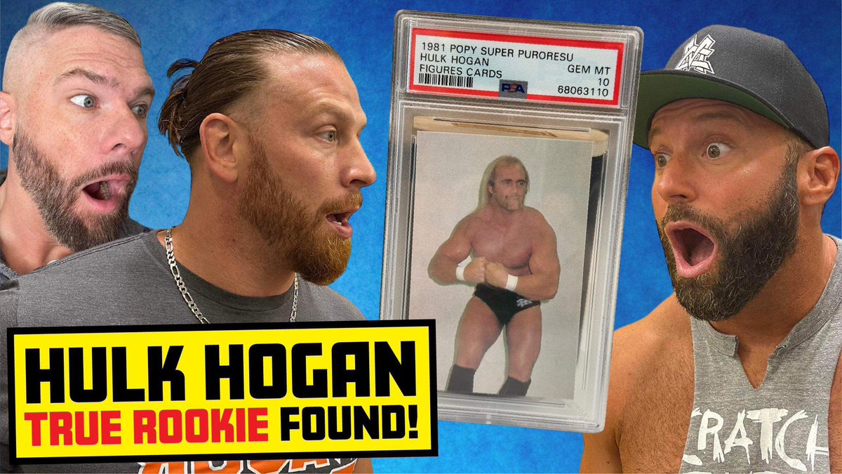 A GEM MT 10 Hulk Hogan Rookie Card found by @JeremyCom?! What do you think one of these could be worth? Hear all about it in this clip youtu.be/twekdU_8zNs?si….