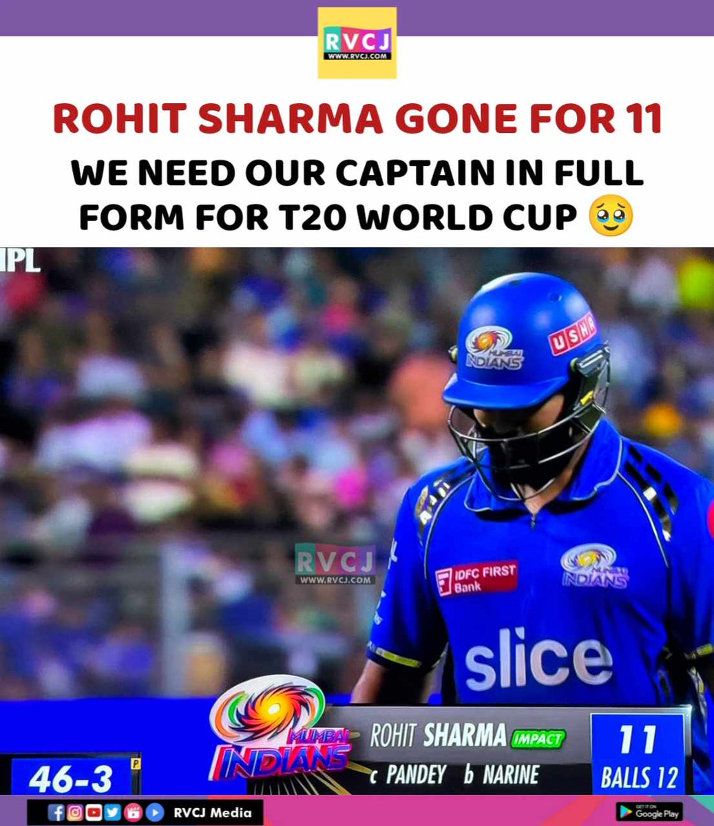 Indian Skipper Rohit Sharma departs after scoring just 11 Runs