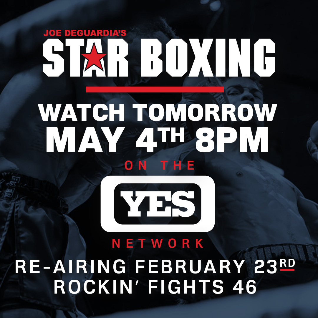 Catch Star Boxing on the YES Network tomorrow night for the re-air of Rockin' Fights 46 from February 23rd. Tune in at 8:00 PM to witness the action, or click the link below. @YESNetwork 
watchyesnetwork.com (watchyesnetwork.com)

#boxingfans #boxingnews #boxinglife
