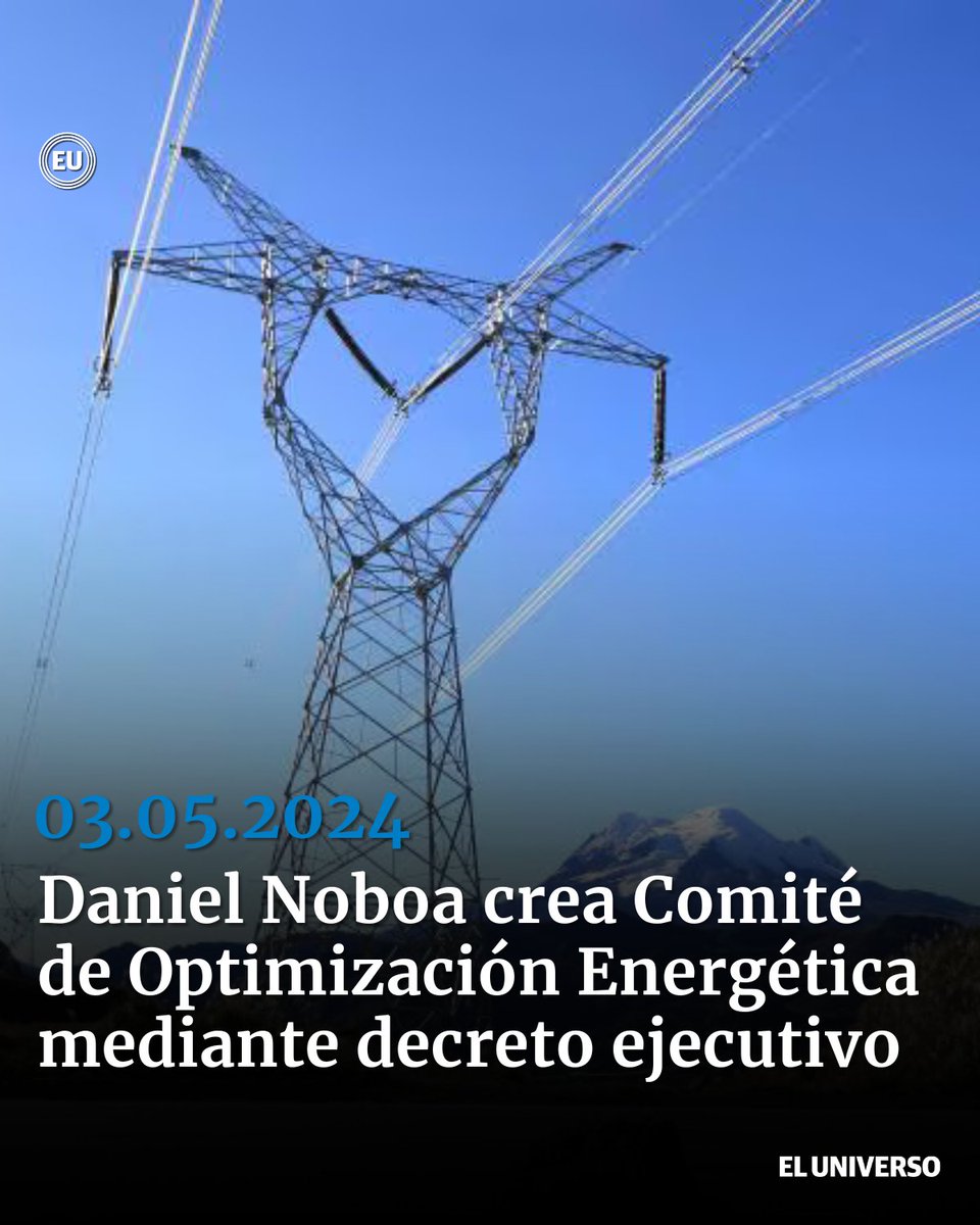 #DanielNoboa | Entre los objetivos de la entidad están integrar y diseñar la política pública relacionada con el uso de la energía en seguridad pública, social y ambiental. ow.ly/NtiE50RvVHN