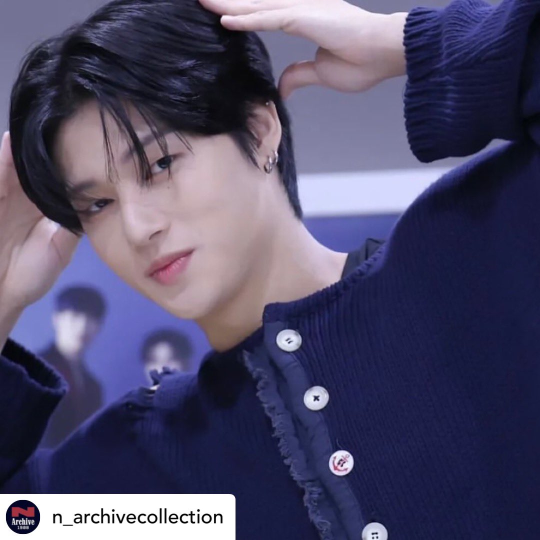 #Repost • @|n_archivecollection IG

@ATEEZofficial #Wooyoung wore the 24ss Collection‘s military damage knit. This knit is made with handmade techniques and is highly valued as an archive piece.

#narchive #beyondcloset #에이티즈 #에이티즈우영 #ateez