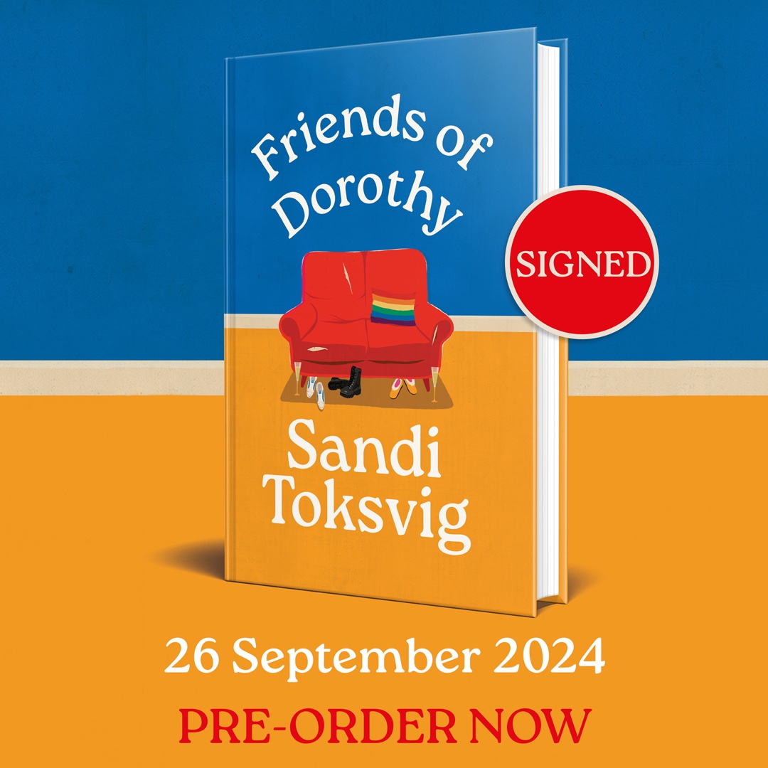 You can pre-order SIGNED copies of Sandi Toksvig's debut novel Friends of Dorothy right now! I'm REALLY looking forward to this one! bertsbooks.co.uk/friends-of-dor…