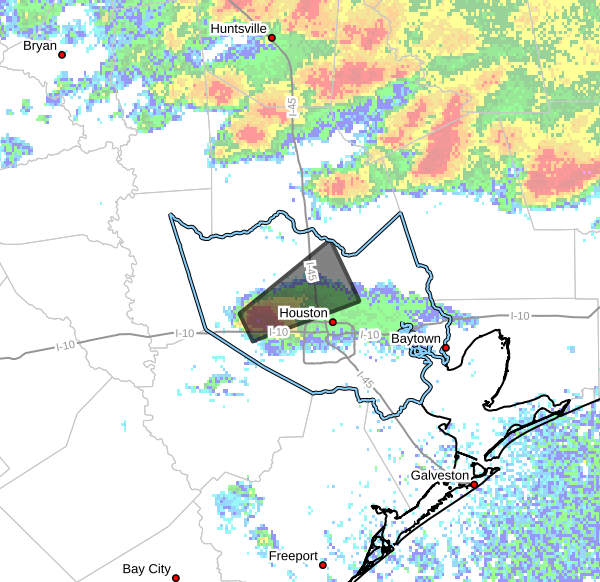 FROM @NWSHouston| A STRONG THUNDERSTORM WILL IMPACT CENTRAL HARRIS COUNTY. ⚠️ Stay weather aware ⚠️ Wind gust of 40 mph ⚠️ Never drive on flooded roads More: inws.ncep.noaa.gov/a/a.php?i=9783…